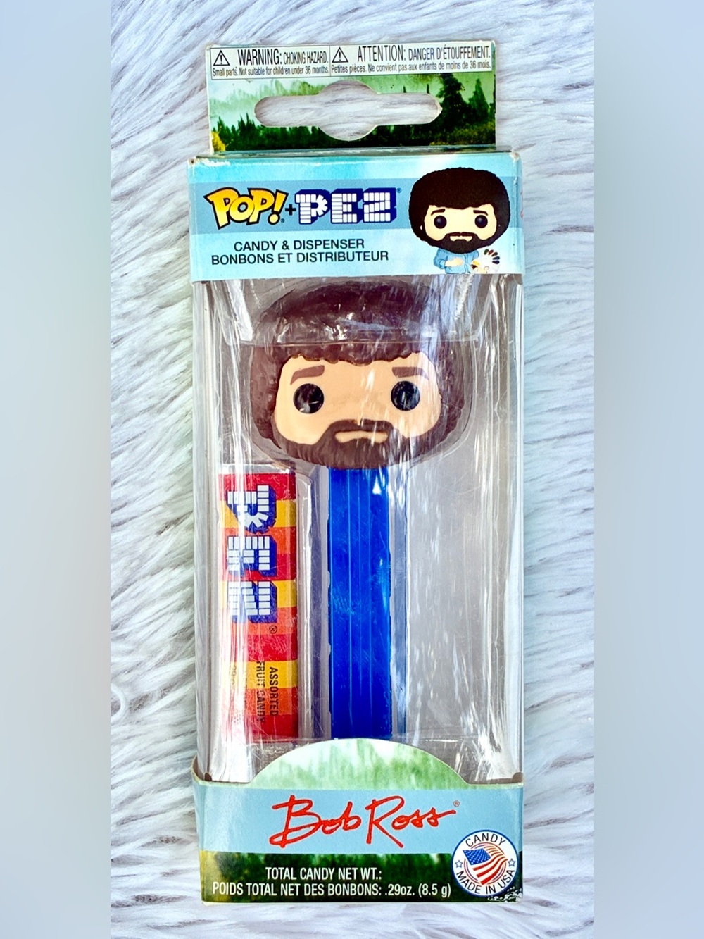 NEW Funko Pop! PEZ Bob Ross Candy Dispenser - Factory Sealed